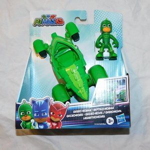 PJ Masks Gekko Mobile & Figure Green Gecko Car Disney Junior NEW